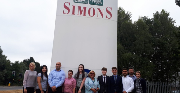 Simons Group signs-up eight Lincoln College apprentices